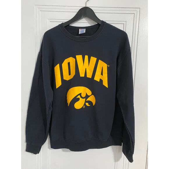 Jerzees Other - University of Iowa Hawkeyes Crewneck Sweatshirt Size M
